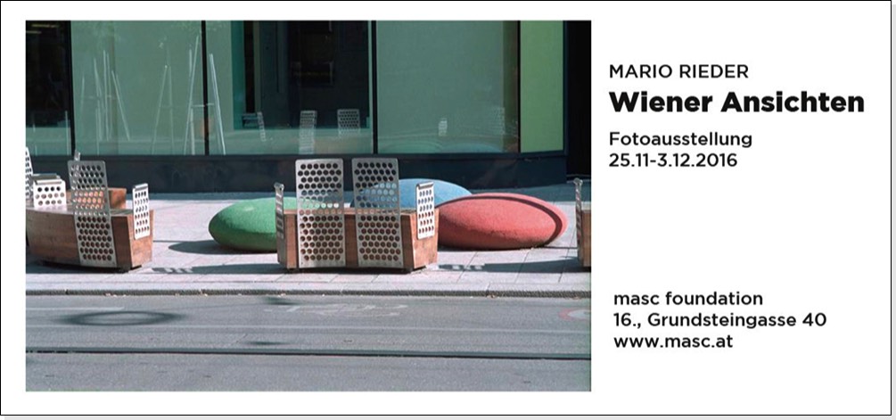 Fotoausstellung Mario Rieder: Wiener Ansichten